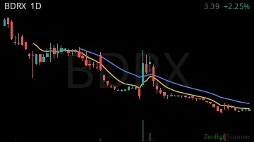 BDRX daily chart