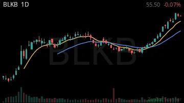 BLKB daily chart