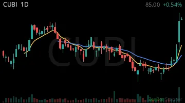 CUBI daily chart