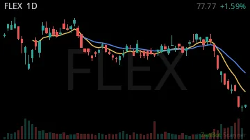 FLEX daily chart