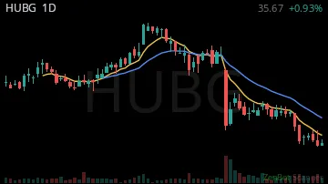 HUBG daily chart