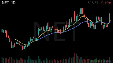 NET daily chart