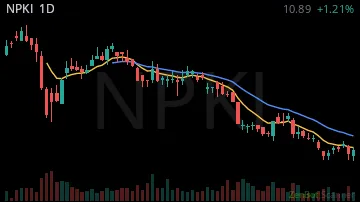 NPKI daily chart