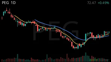 PEG daily chart