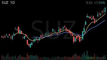 SUZ daily chart