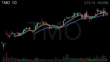 TMO daily chart