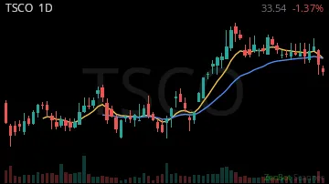 TSCO daily chart